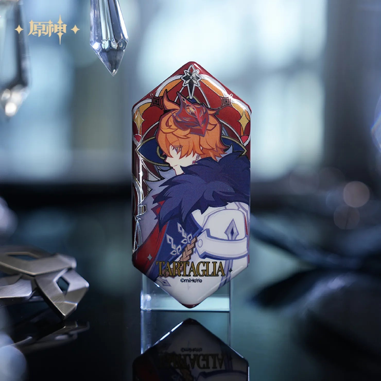 [OFFICIAL] Genshin Impact Frost and Flame Fatui Harbinger Impression Badge Blind Box - Teyvat Tavern - Genshin Impact & Honkai Star Rail & 3Z Merch