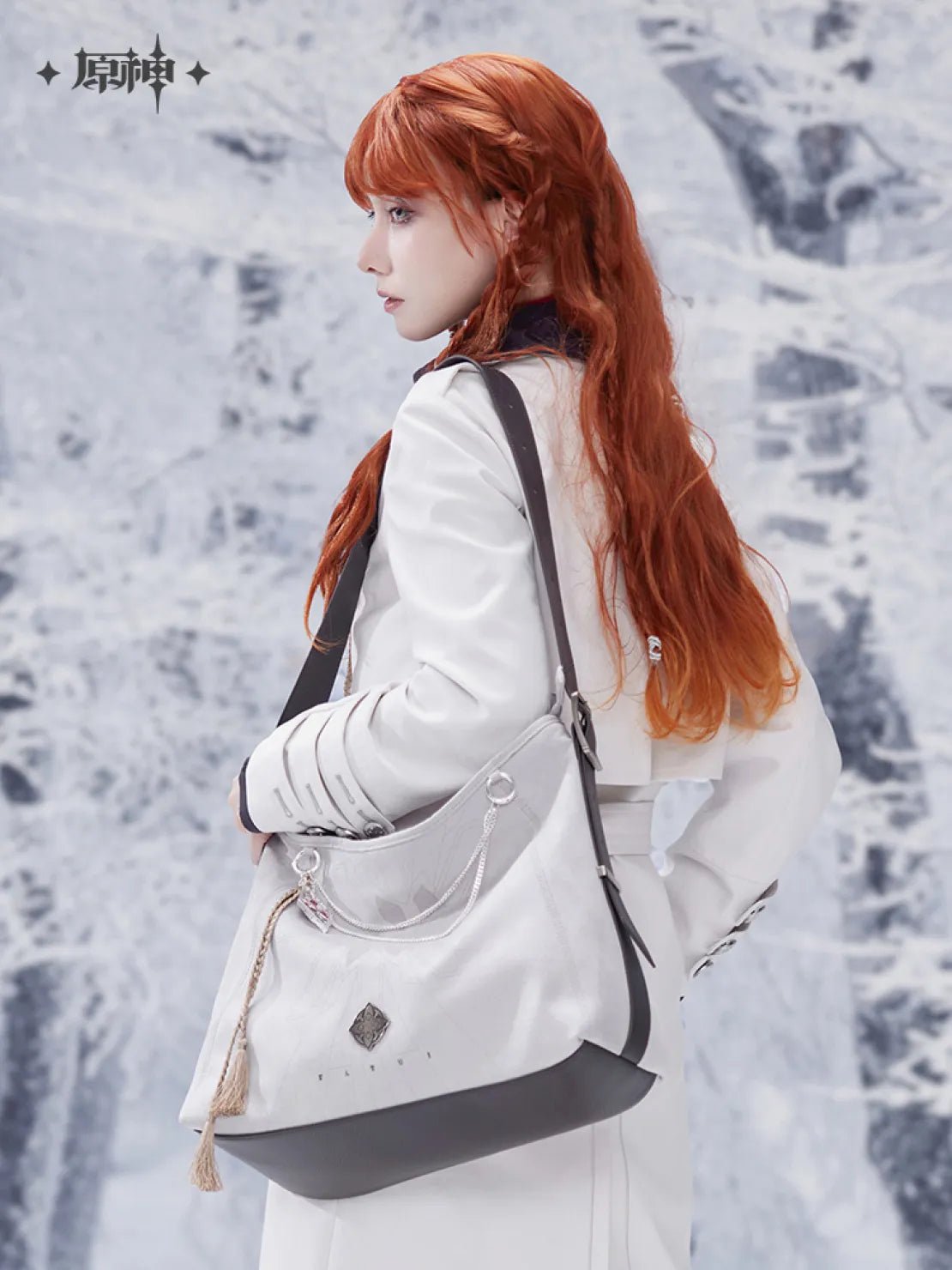 [OFFICIAL] Genshin Impact Frost and Flame Fatui Harbinger Impression Crossbody Bag - Teyvat Tavern - Genshin Impact & Honkai Star Rail & 3Z Merch