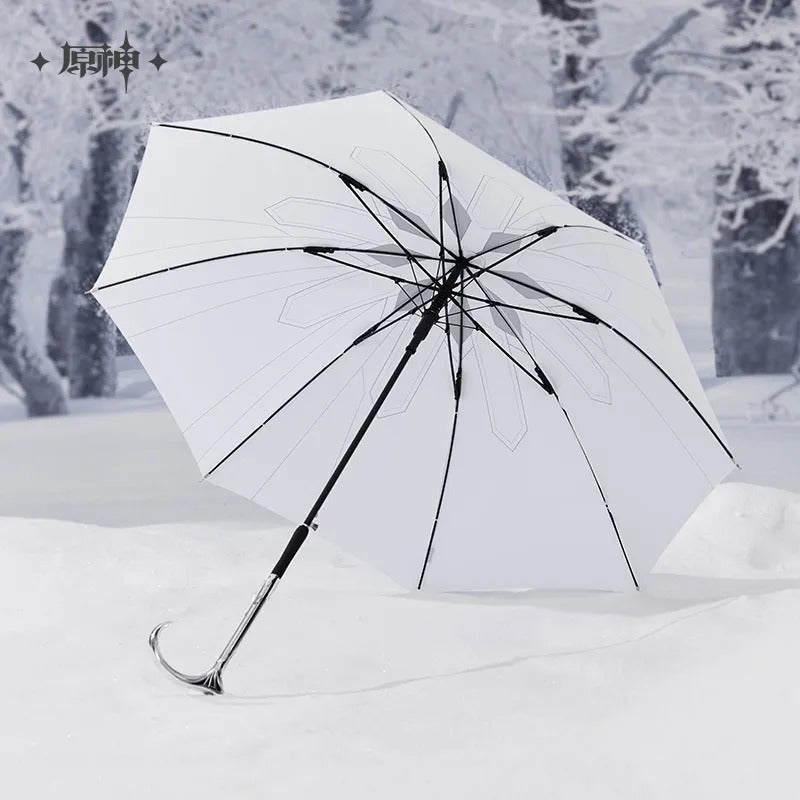 [OFFICIAL] Genshin Impact Frost and Flame Fatui Harbinger Impression Long - Handle Umbrella - Teyvat Tavern - Genshin Impact & Honkai Star Rail & 3Z Merch