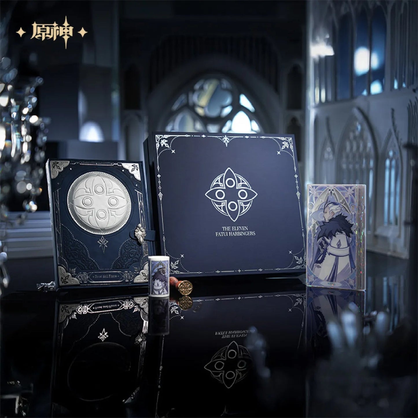 [OFFICIAL] Genshin Impact Frost and Flame Fatui Harbinger Impression Notebook Gift Box - Teyvat Tavern - Genshin Impact & Honkai Star Rail & 3Z Merch