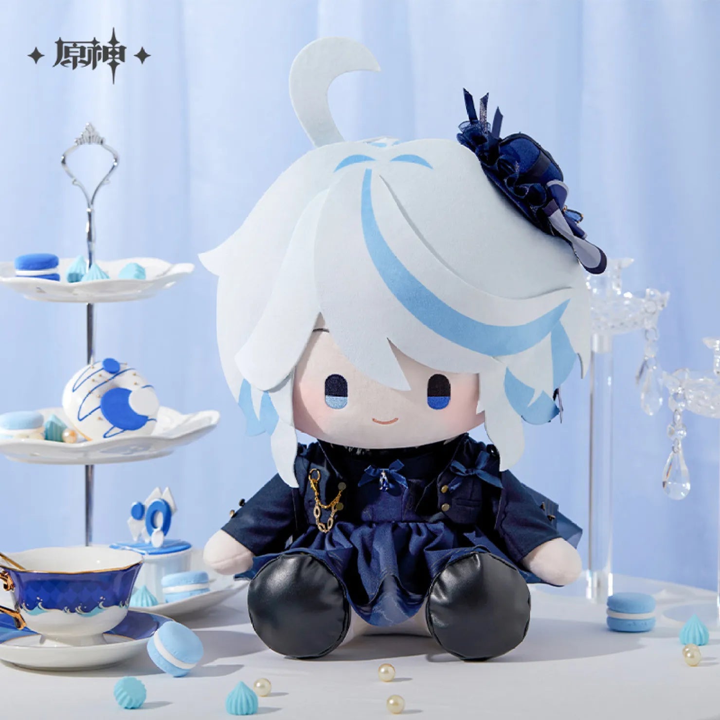 [OFFICIAL] Genshin Impact Furina Impression Sitting Plush Doll - Teyvat Tavern - Genshin Impact & Honkai Star Rail & 3Z Merch