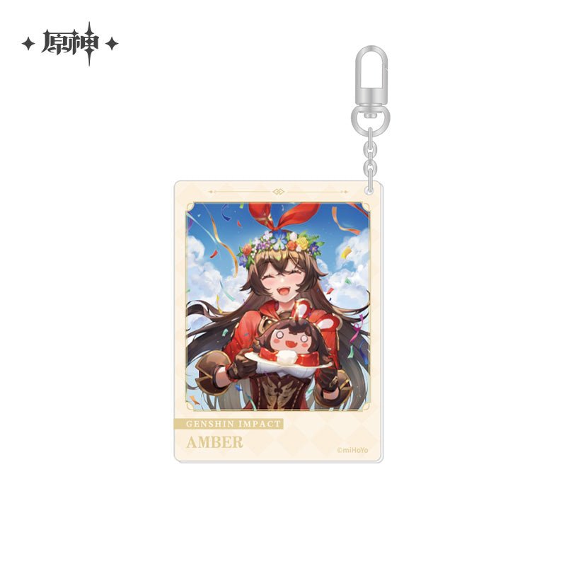 [OFFICIAL] Genshin Impact Happy Birthday Series Character Acrylic Pendant - Teyvat Tavern - Genshin Impact & Honkai Star Rail & 3Z Merch