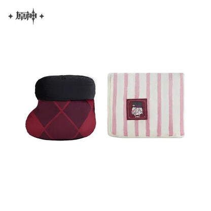 [OFFICIAL] Genshin Impact House of The Hearth Winter Series Pillow and Blanket Set - Teyvat Tavern - Genshin Impact & Honkai Star Rail & 3Z Merch