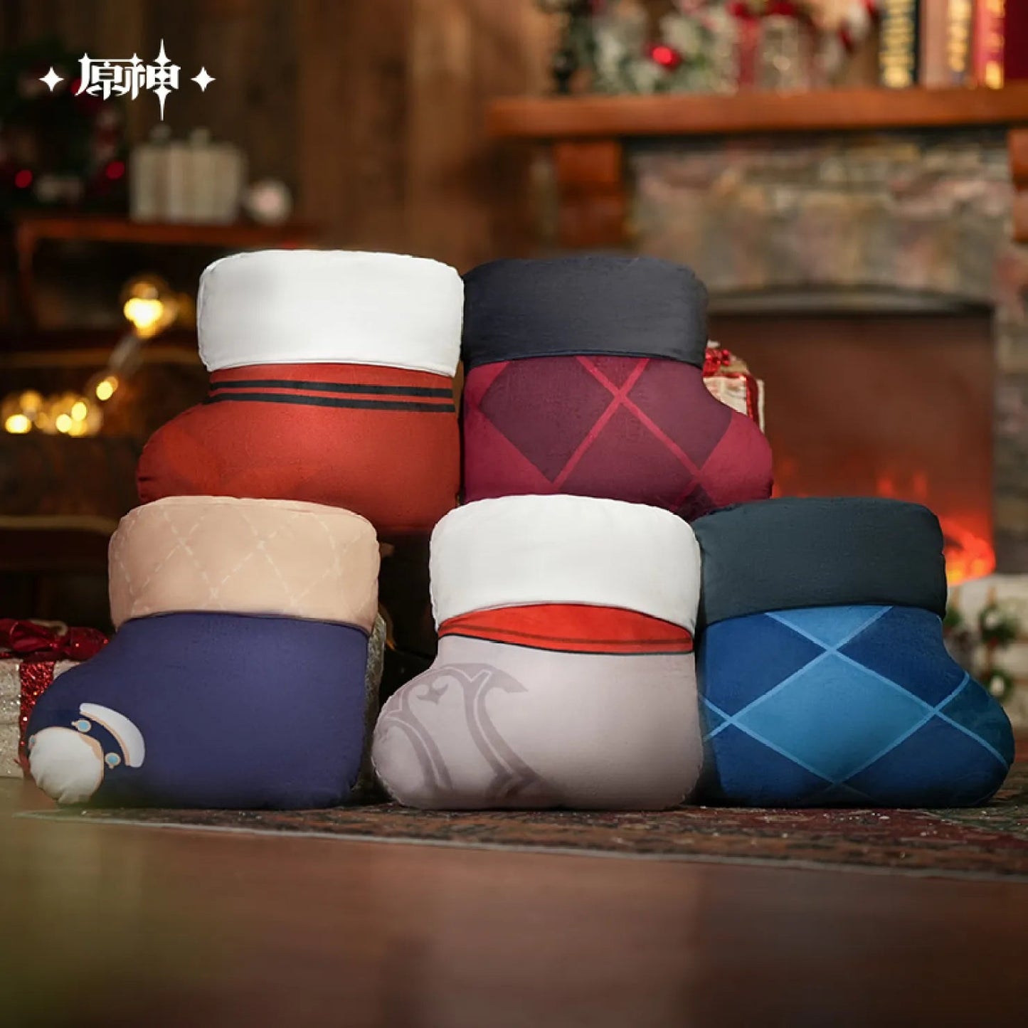 [OFFICIAL] Genshin Impact House of The Hearth Winter Series Pillow and Blanket Set - Teyvat Tavern - Genshin Impact & Honkai Star Rail & 3Z Merch