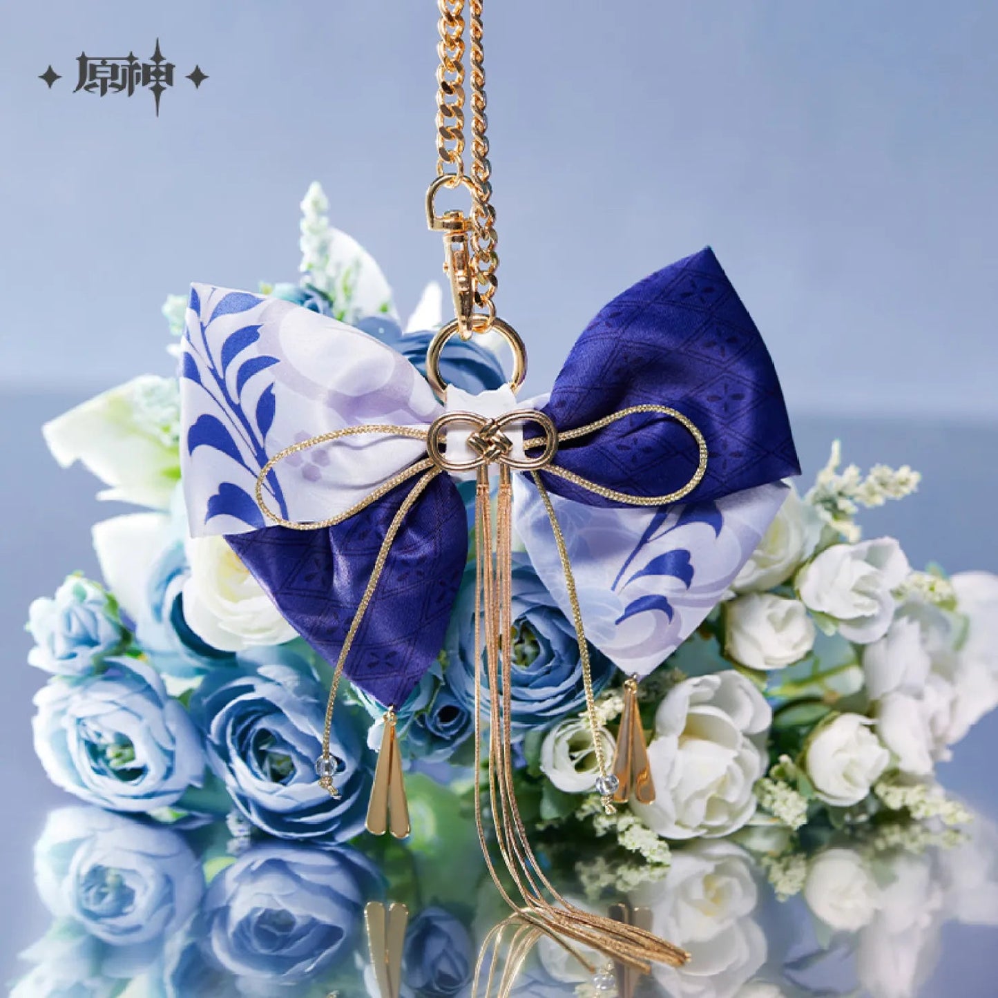 [OFFICIAL] Genshin Impact Kamisato Ayato Impression Series Accessories - Bow Hair Pendant - Teyvat Tavern - Genshin Impact & Honkai Star Rail & 3Z Merch