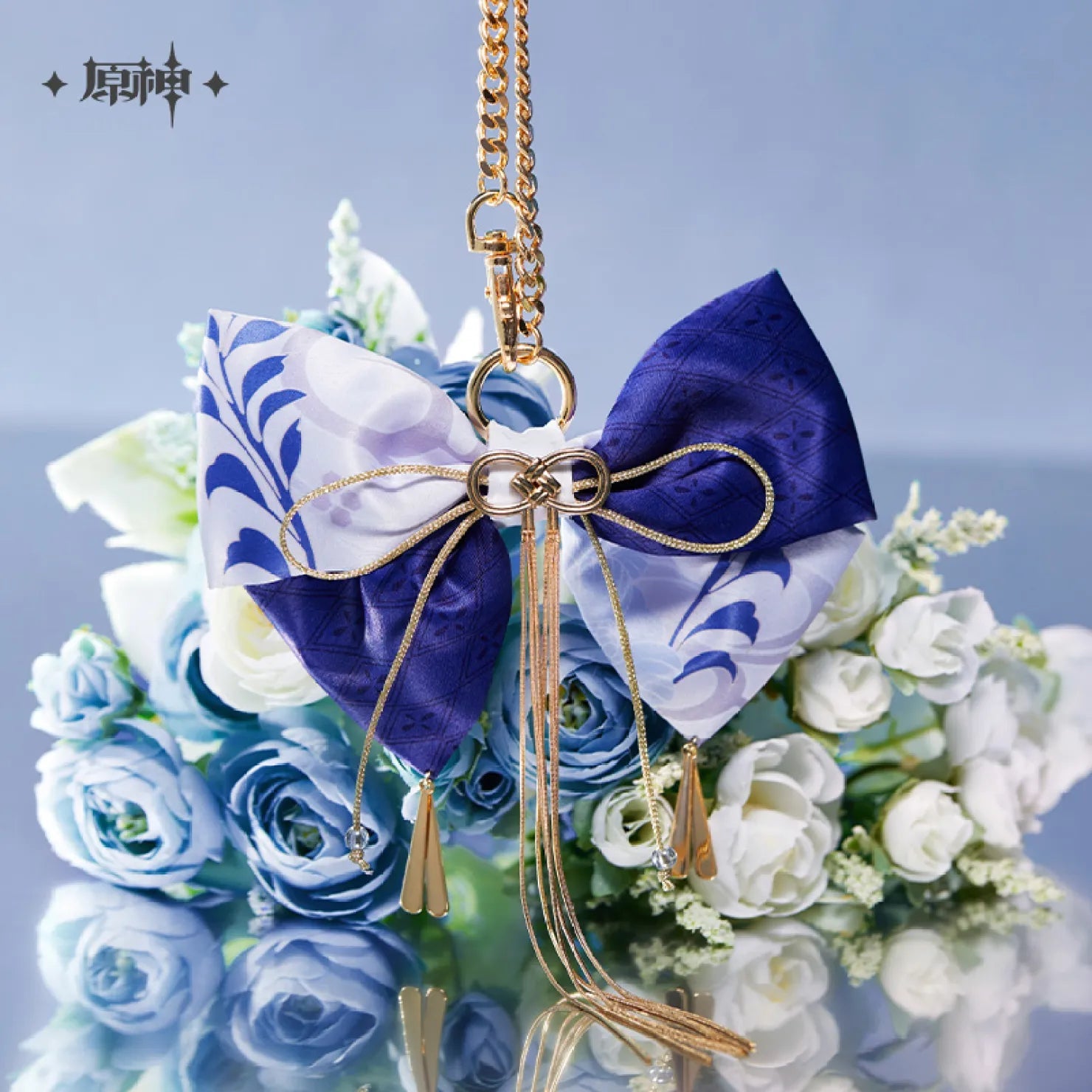 [OFFICIAL] Genshin Impact Kamisato Ayato Impression Series Accessories - Bow Hair Pendant - Teyvat Tavern - Genshin Impact & Honkai Star Rail & 3Z Merch
