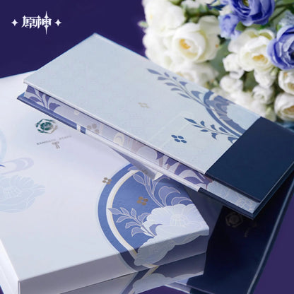 [OFFICIAL] Genshin Impact Kamisato Ayato Impression Series Accessories - Notebook / Bookmark Gift Box - Teyvat Tavern - Genshin Impact & Honkai Star Rail & 3Z Merch
