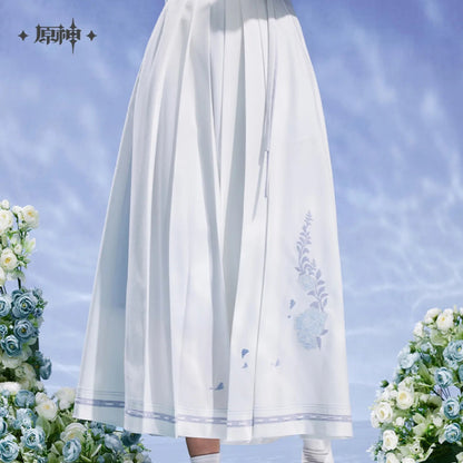 [OFFICIAL] Genshin Impact Kamisato Ayato Impression Series Apparel - Long Pleated Midi Skirt - Teyvat Tavern - Genshin Impact & Honkai Star Rail & 3Z Merch