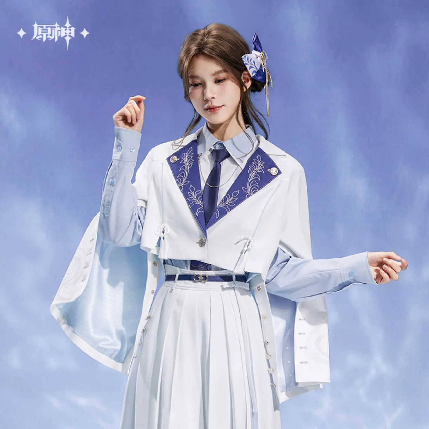 [OFFICIAL] Genshin Impact Kamisato Ayato Impression Series Apparel - Wide Sleeved Lapel Coat - Teyvat Tavern - Genshin Impact & Honkai Star Rail & 3Z Merch