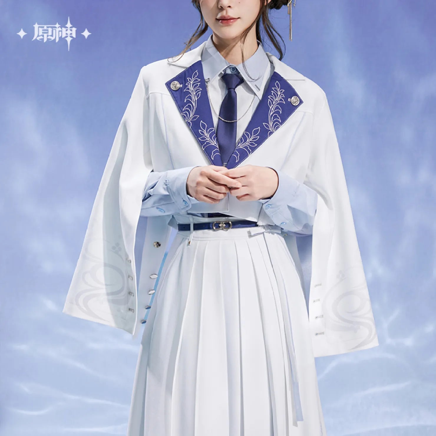 [OFFICIAL] Genshin Impact Kamisato Ayato Impression Series Apparel - Wide Sleeved Lapel Coat - Teyvat Tavern - Genshin Impact & Honkai Star Rail & 3Z Merch