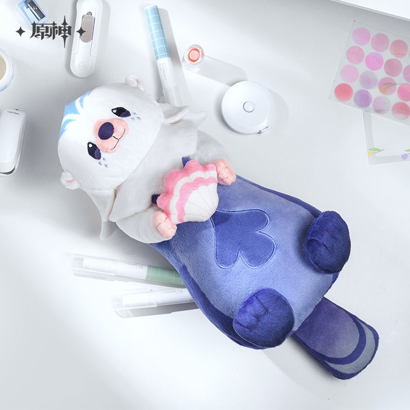 [OFFICIAL] Genshin Impact Leisurely Otter Plush Stationery Storage Pouch - Teyvat Tavern - Genshin Impact & Honkai Star Rail & 3Z Merch