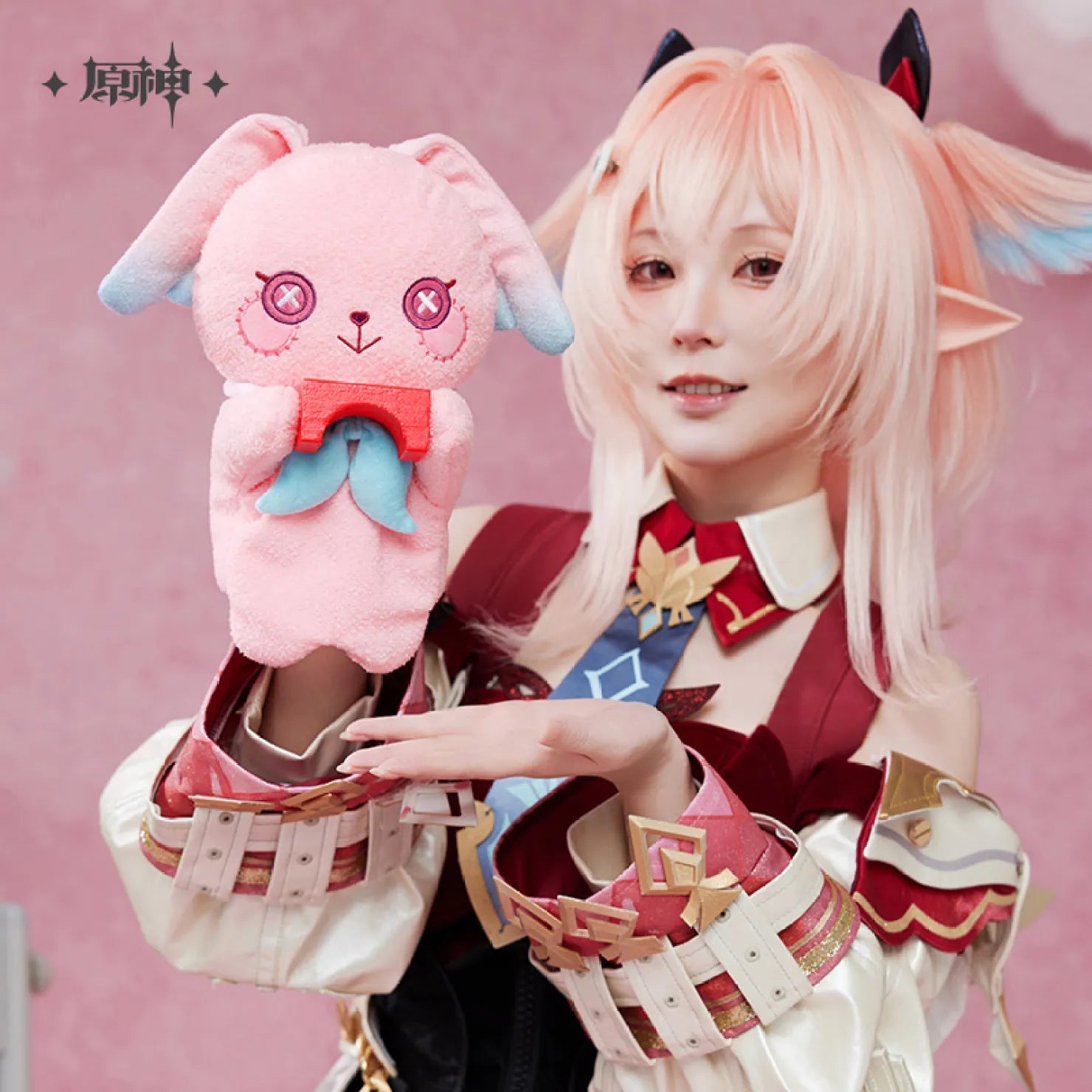 [OFFICIAL] Genshin Impact Linnea Bunny Plush Hand Puppet - Teyvat Tavern - Genshin Impact & Honkai Star Rail & 3Z Merch