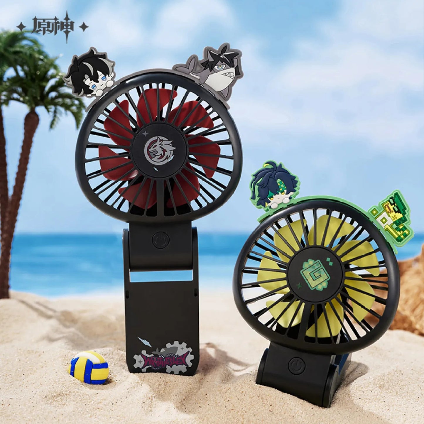 [OFFICIAL] Genshin Impact Midsummer Party Series Foldable Handheld Mini Fan - Teyvat Tavern - Genshin Impact & Honkai Star Rail & 3Z Merch