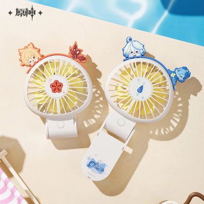 [OFFICIAL] Genshin Impact Midsummer Party Series Foldable Handheld Mini Fan - Teyvat Tavern - Genshin Impact & Honkai Star Rail & 3Z Merch