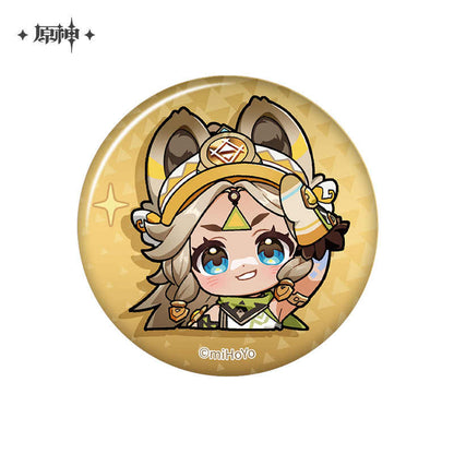 [OFFICIAL] Genshin Impact Natlan Character Cute Badge - Teyvat Tavern - Genshin Impact & Honkai Star Rail & 3Z Merch