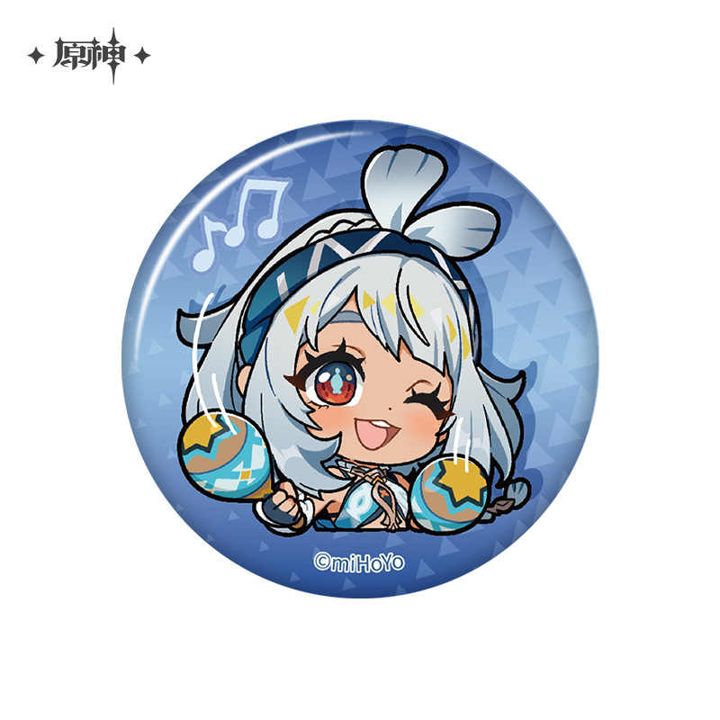 [OFFICIAL] Genshin Impact Natlan Character Cute Badge - Teyvat Tavern - Genshin Impact & Honkai Star Rail & 3Z Merch