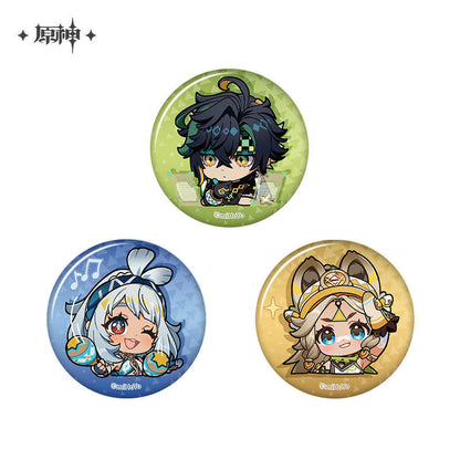 [OFFICIAL] Genshin Impact Natlan Character Cute Badge - Teyvat Tavern - Genshin Impact & Honkai Star Rail & 3Z Merch