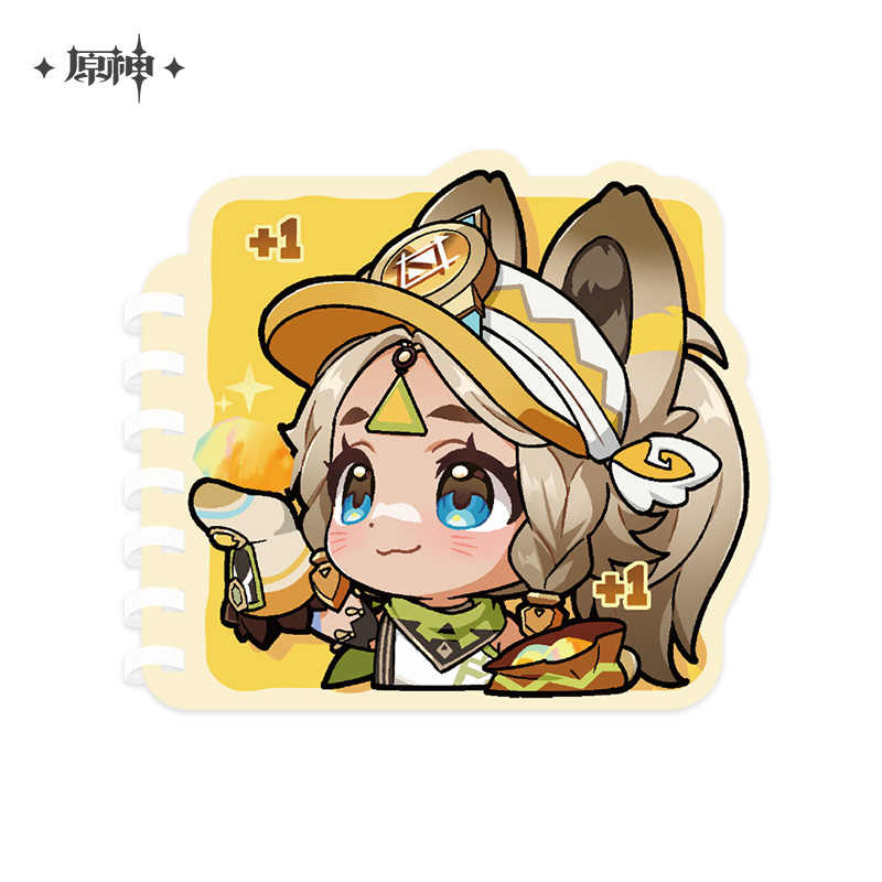[OFFICIAL] Genshin Impact Natlan Character Cute Coil Notebook - Mualani, Kinich, Kachina - Teyvat Tavern - Genshin Impact & Honkai Star Rail & 3Z Merch