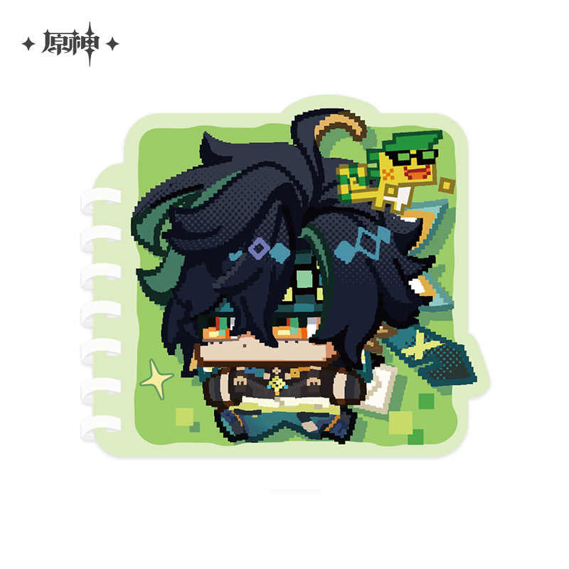[OFFICIAL] Genshin Impact Natlan Character Cute Coil Notebook - Mualani, Kinich, Kachina - Teyvat Tavern - Genshin Impact & Honkai Star Rail & 3Z Merch