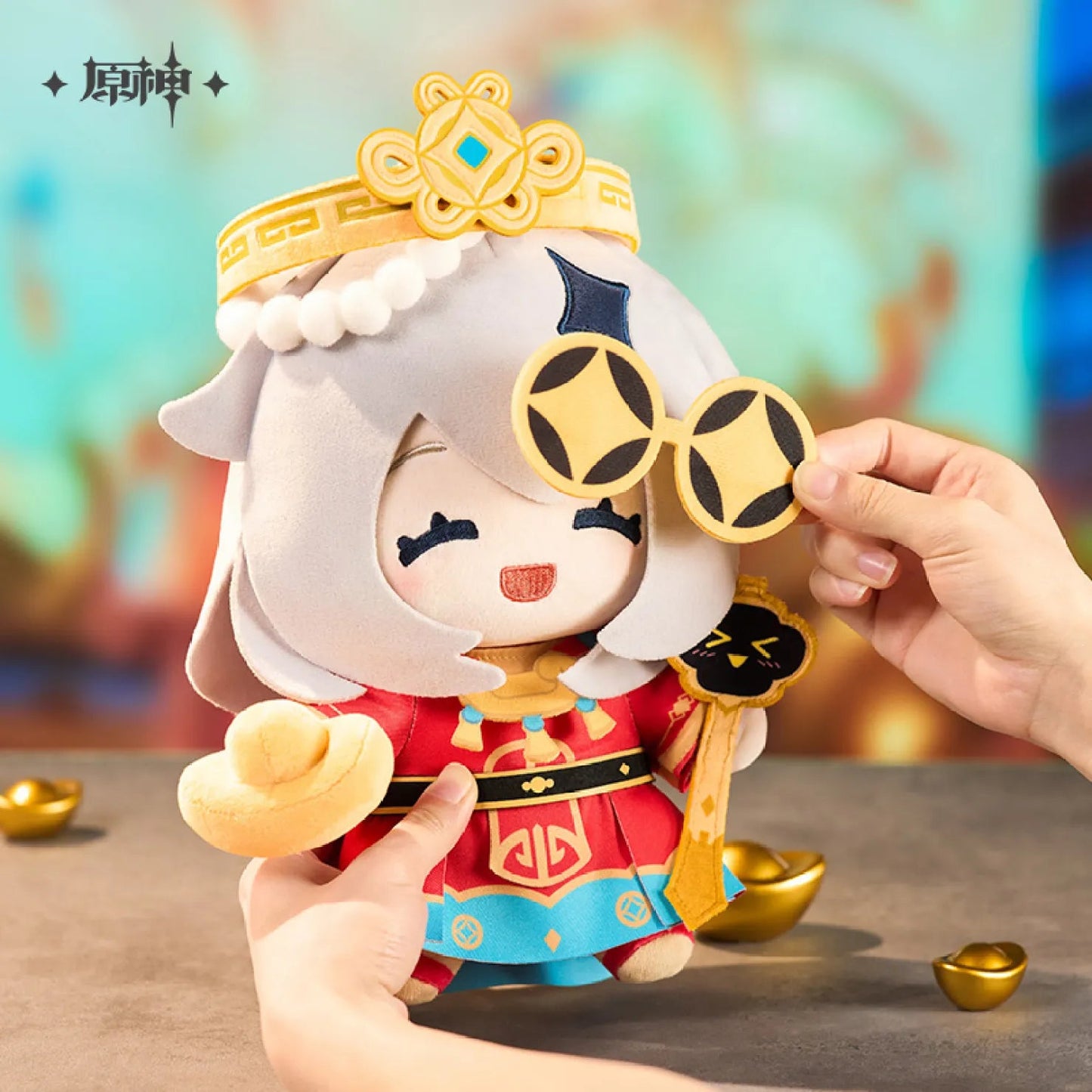 [OFFICIAL] Genshin Impact Paimon "God of Fortune" Plush Toy - Teyvat Tavern - Genshin Impact & Honkai Star Rail & 3Z Merch