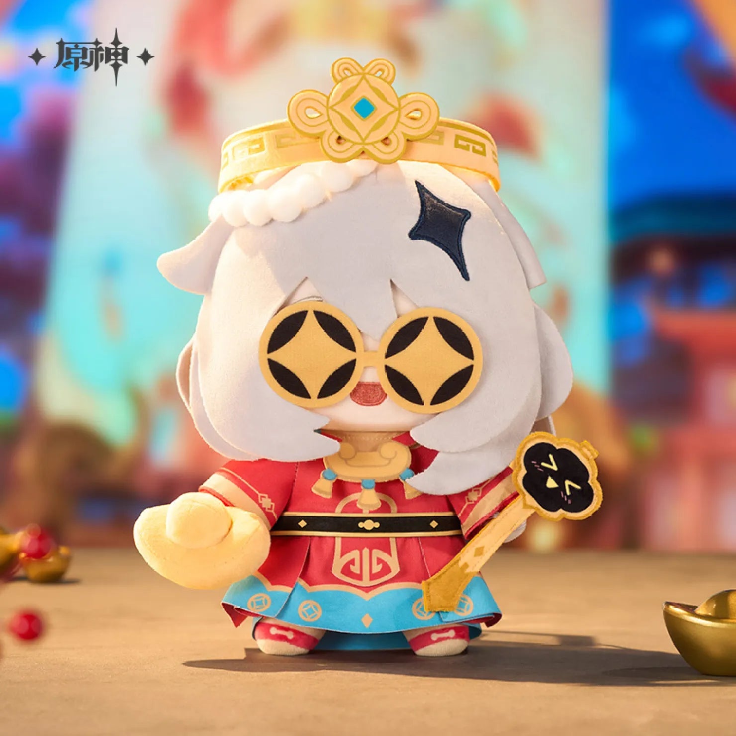 [OFFICIAL] Genshin Impact Paimon "God of Fortune" Plush Toy - Teyvat Tavern - Genshin Impact & Honkai Star Rail & 3Z Merch
