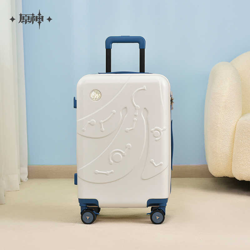 [OFFICIAL] Genshin Impact Paimon Minstrel Travel 20" Suitcase and Luggage Tag - Teyvat Tavern - Genshin Impact & Honkai Star Rail & 3Z Merch