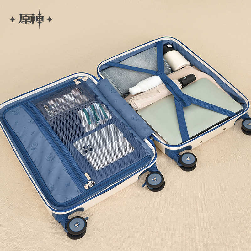 [OFFICIAL] Genshin Impact Paimon Minstrel Travel 20" Suitcase and Luggage Tag - Teyvat Tavern - Genshin Impact & Honkai Star Rail & 3Z Merch