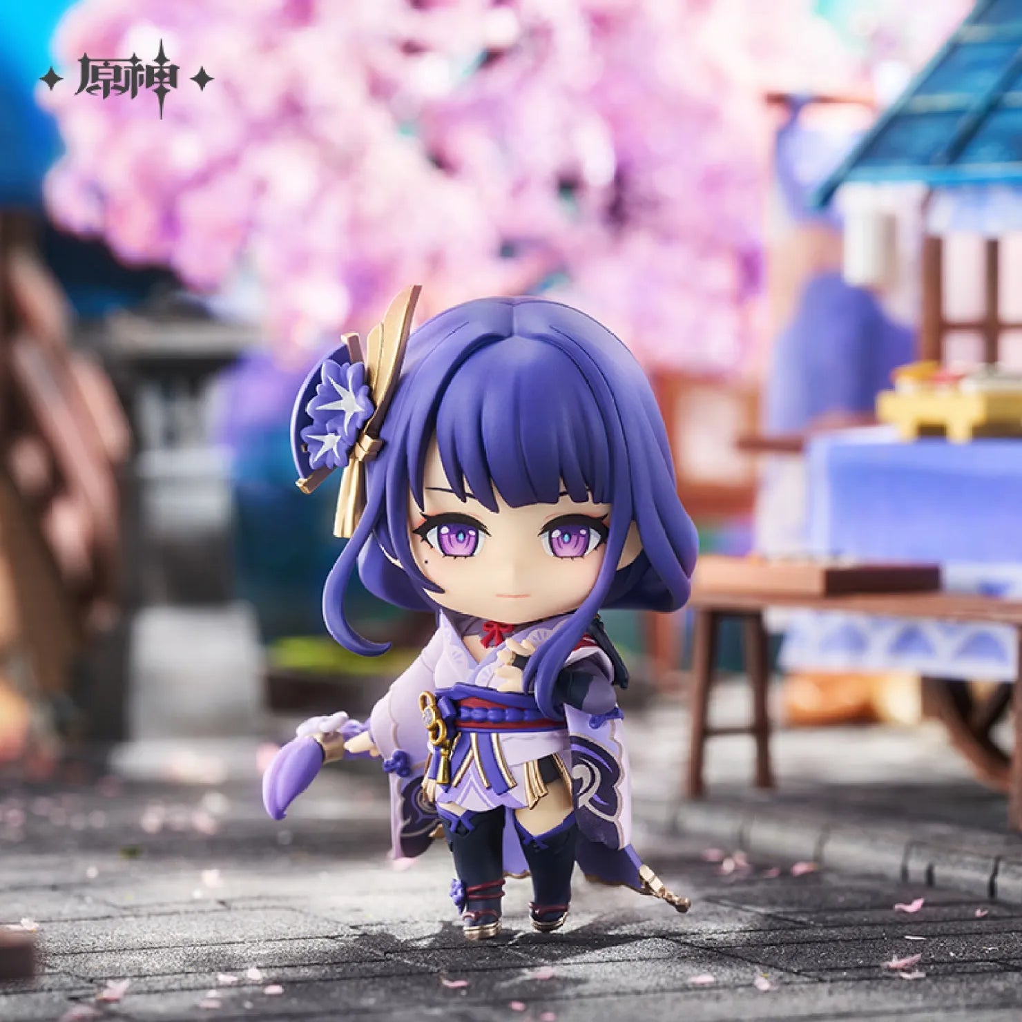 Toy Raiden Genshin Impact Official Raiden Shogun Chibi Nendoroid Action Figure