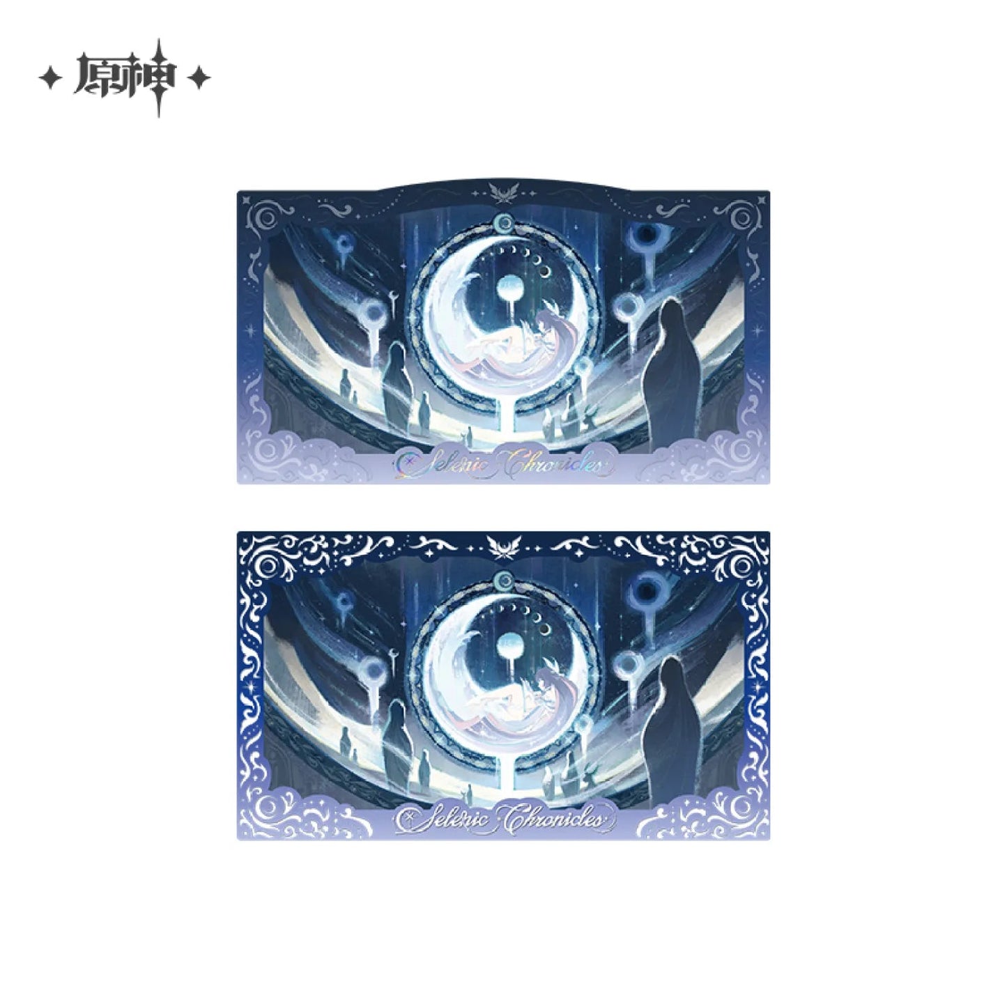 [OFFICIAL] Genshin Impact Selenic Chronicles Badge And Commemorative Card Set - Teyvat Tavern - Genshin Impact & Honkai Star Rail & 3Z Merch