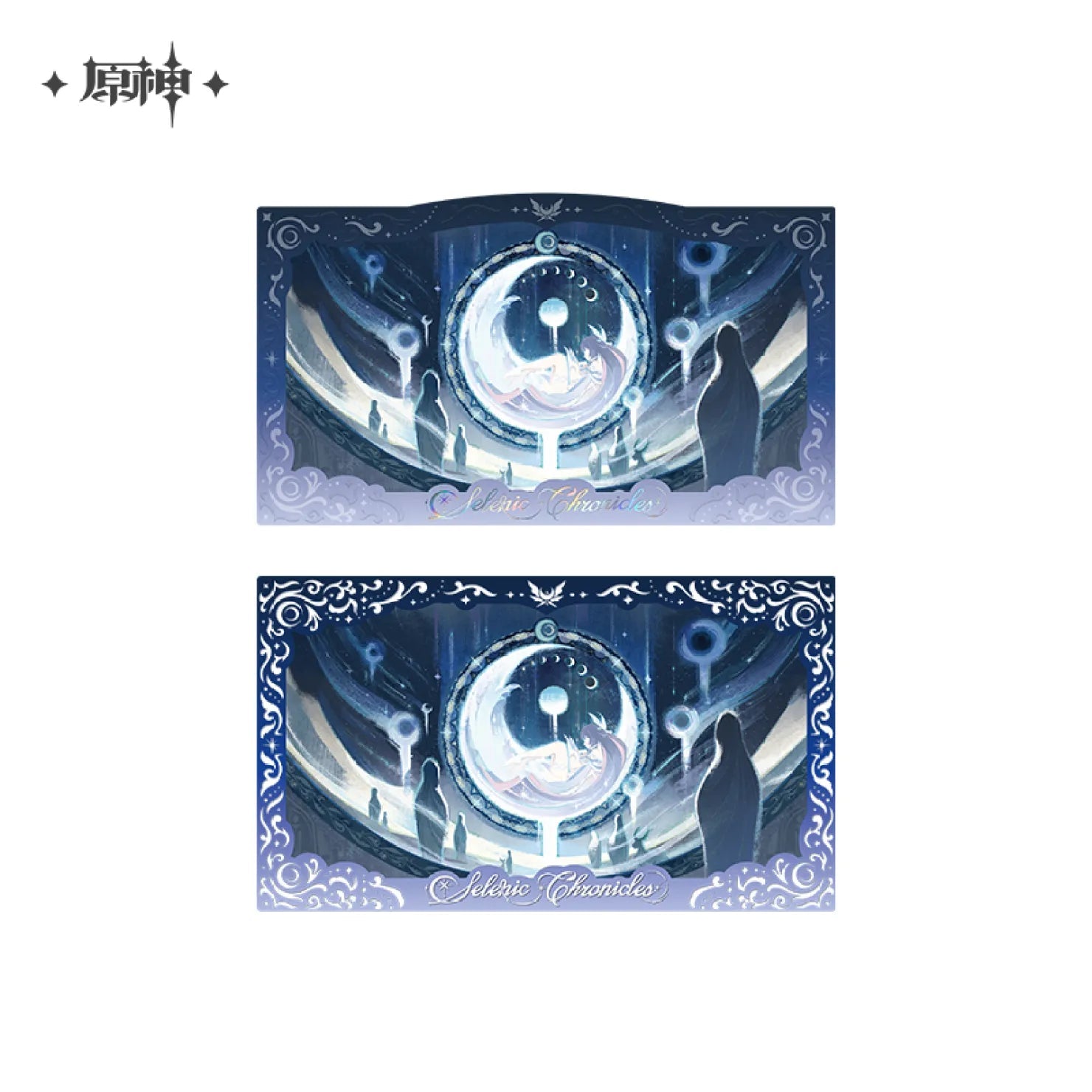[OFFICIAL] Genshin Impact Selenic Chronicles Badge And Commemorative Card Set - Teyvat Tavern - Genshin Impact & Honkai Star Rail & 3Z Merch