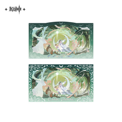 [OFFICIAL] Genshin Impact Selenic Chronicles Badge And Commemorative Card Set - Teyvat Tavern - Genshin Impact & Honkai Star Rail & 3Z Merch