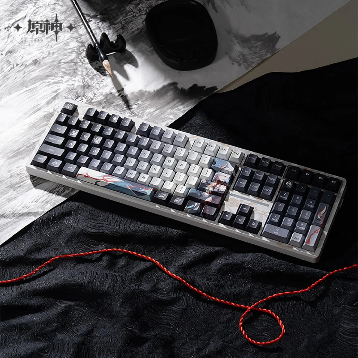 Sheen Keyboard Genshin Impact Official Shenhe RGB Backlit Mechanical Keyboard