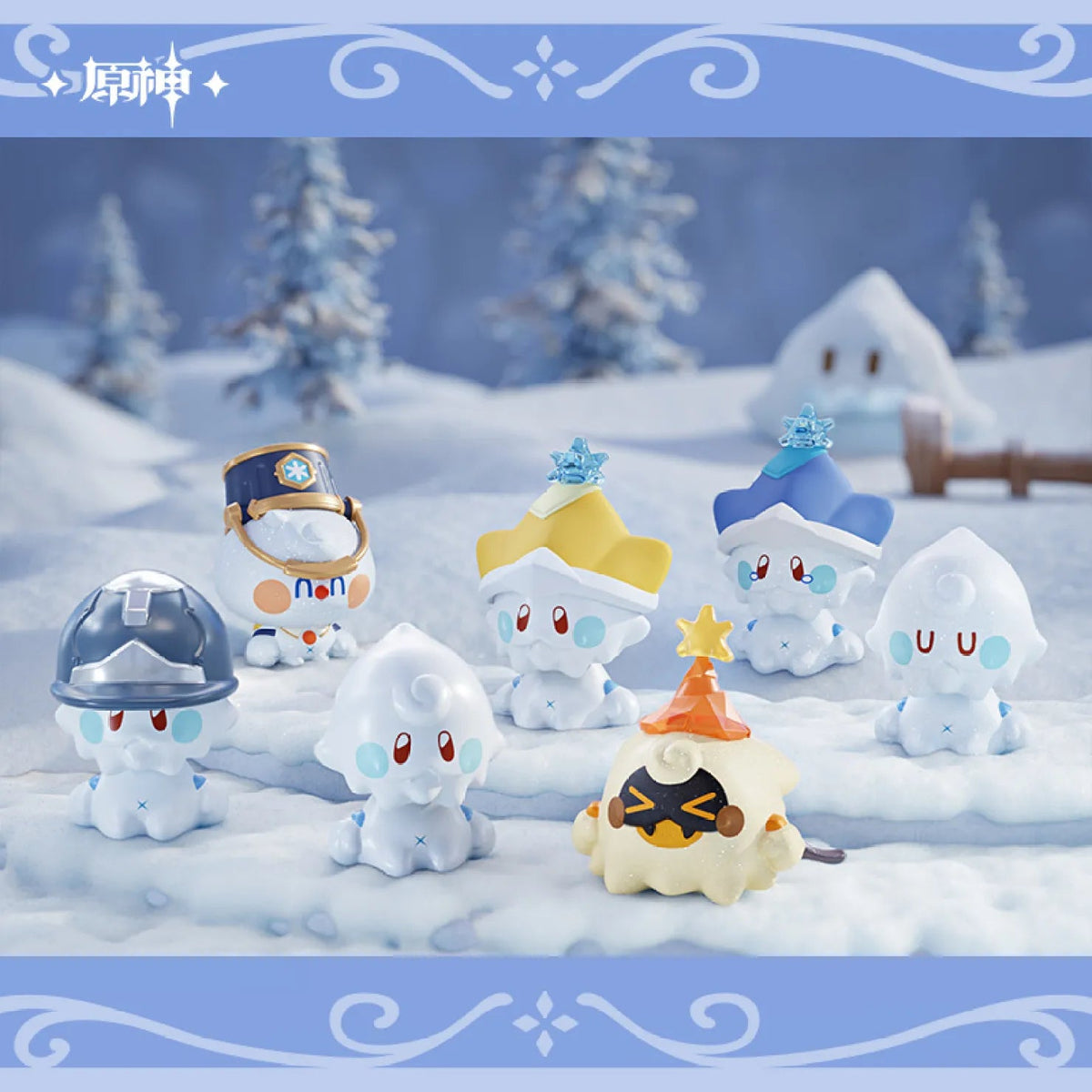 [OFFICIAL] Genshin Impact Snezhnaya Jack Frost Mini Figure Blind Box - Teyvat Tavern - Genshin Impact & Honkai Star Rail & 3Z Merch