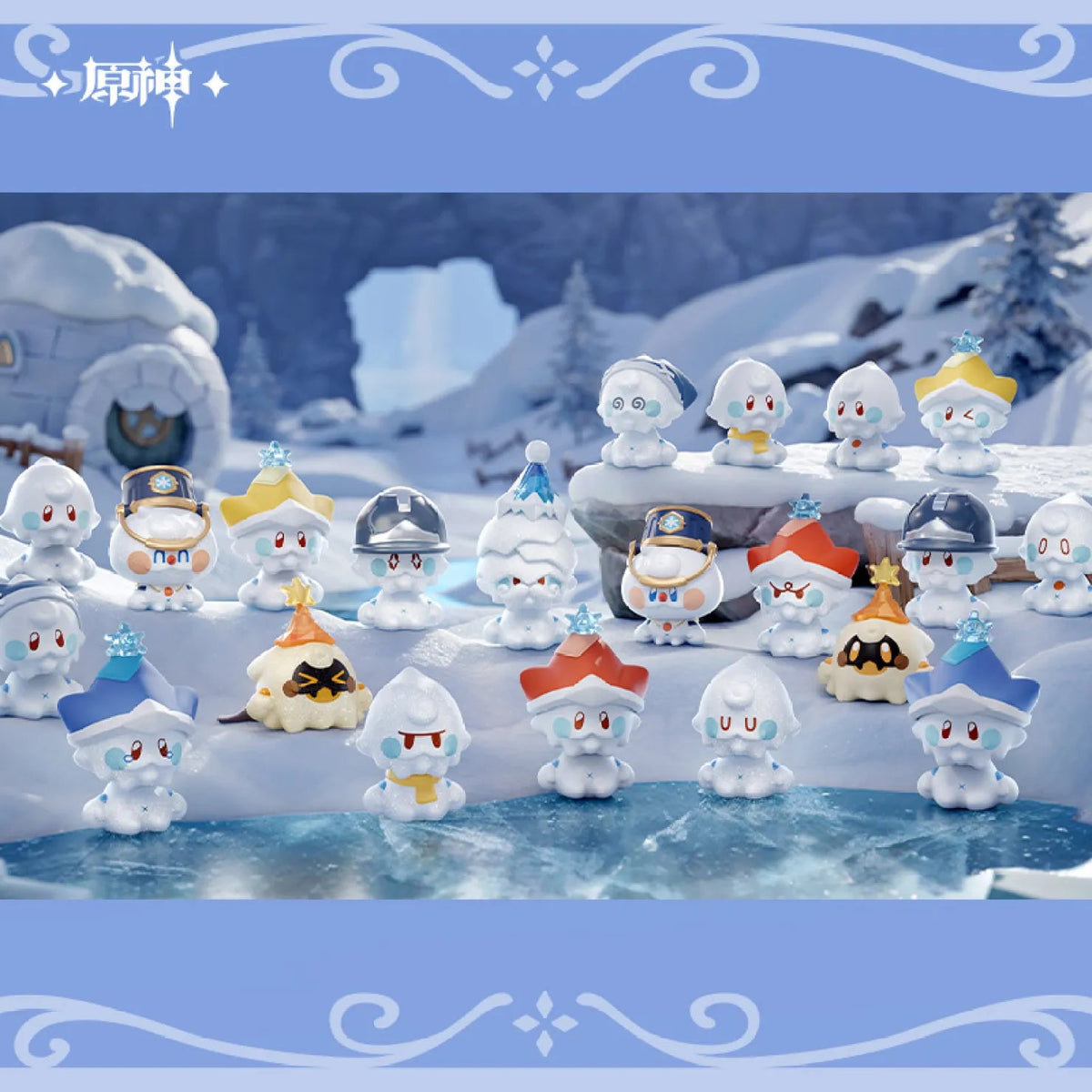 [OFFICIAL] Genshin Impact Snezhnaya Jack Frost Mini Figure Blind Box - Teyvat Tavern - Genshin Impact & Honkai Star Rail & 3Z Merch