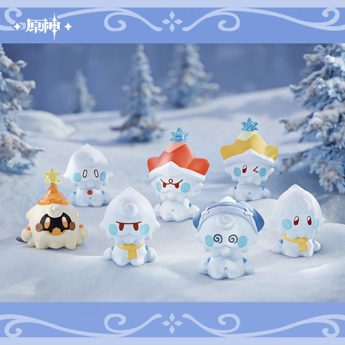 [OFFICIAL] Genshin Impact Snezhnaya Jack Frost Mini Figure Blind Box - Teyvat Tavern - Genshin Impact & Honkai Star Rail & 3Z Merch