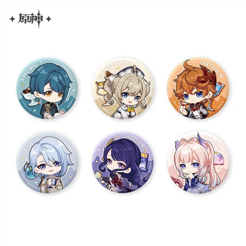 [OFFICIAL] Genshin Impact Sweet Summer Character Badge - Teyvat Tavern - Genshin Impact & Honkai Star Rail & 3Z Merch