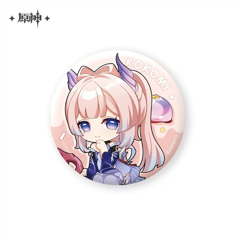 [OFFICIAL] Genshin Impact Sweet Summer Character Badge - Teyvat Tavern - Genshin Impact & Honkai Star Rail & 3Z Merch