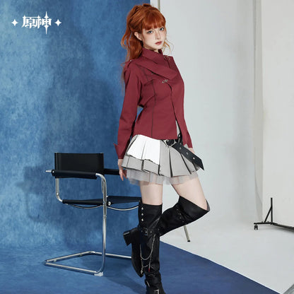 [OFFICIAL] Genshin Impact Tartaglia Impression Series Clothes - Long Sleeve Shirt - Teyvat Tavern - Genshin Impact & Honkai Star Rail & 3Z Merch