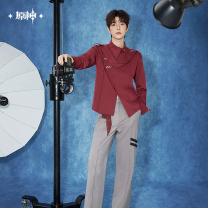 [OFFICIAL] Genshin Impact Tartaglia Impression Series Clothes - Long Sleeve Shirt - Teyvat Tavern - Genshin Impact & Honkai Star Rail & 3Z Merch