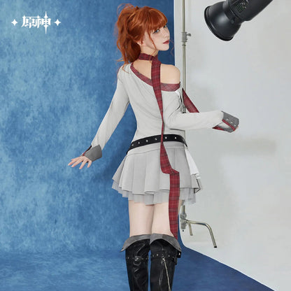 [OFFICIAL] Genshin Impact Tartaglia Impression Series Clothes - Pleated Skirt - Teyvat Tavern - Genshin Impact & Honkai Star Rail & 3Z Merch