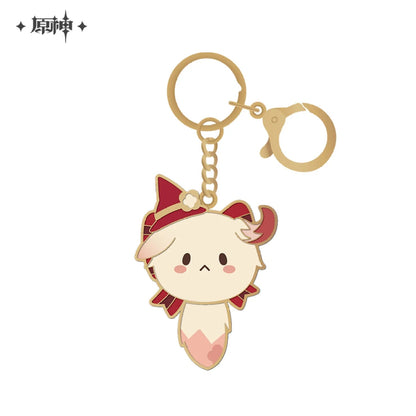 [OFFICIAL] Genshin Impact Tea Party Companion Dodoco Metal Keychain - Teyvat Tavern - Genshin Impact & Honkai Star Rail & 3Z Merch
