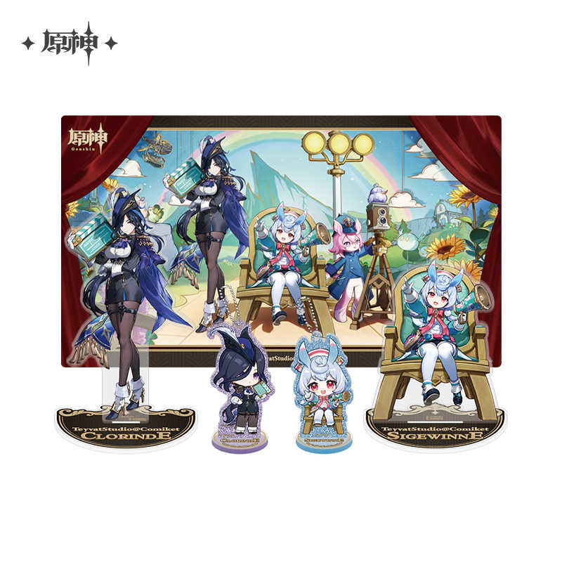 [OFFICIAL] Genshin Impact Teyvat Studio @Comiket Series Stand Figure, Pendant and Mousepad - Teyvat Tavern - Genshin Impact & Honkai Star Rail & 3Z Merch