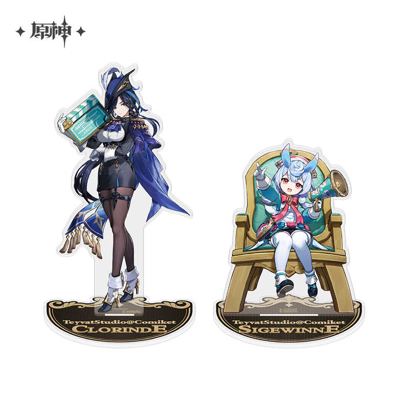 [OFFICIAL] Genshin Impact Teyvat Studio @Comiket Series Stand Figure, Pendant and Mousepad - Teyvat Tavern - Genshin Impact & Honkai Star Rail & 3Z Merch