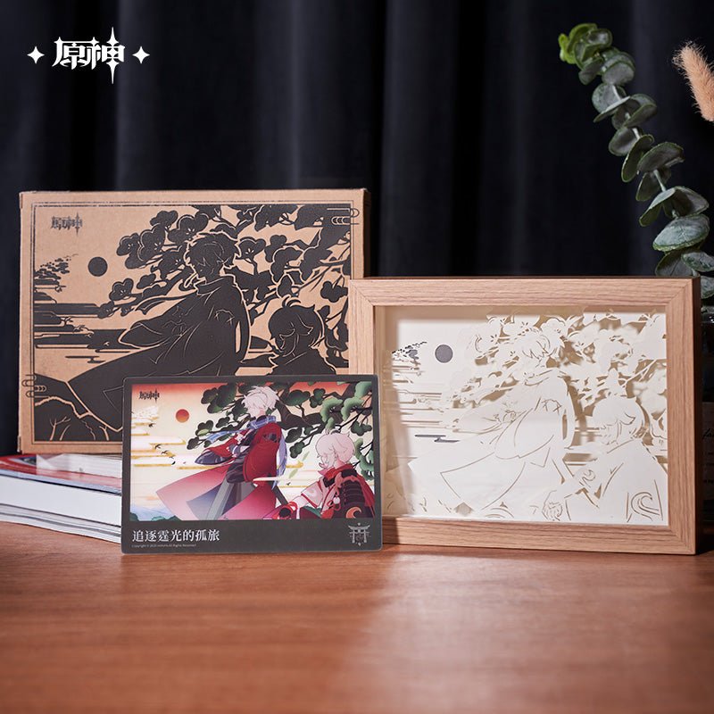 [OFFICIAL] Genshin Impact The Solitary Pursuit of Lightning Paper Carving Lamp - Teyvat Tavern - Genshin Impact & Honkai Star Rail & 3Z Merch