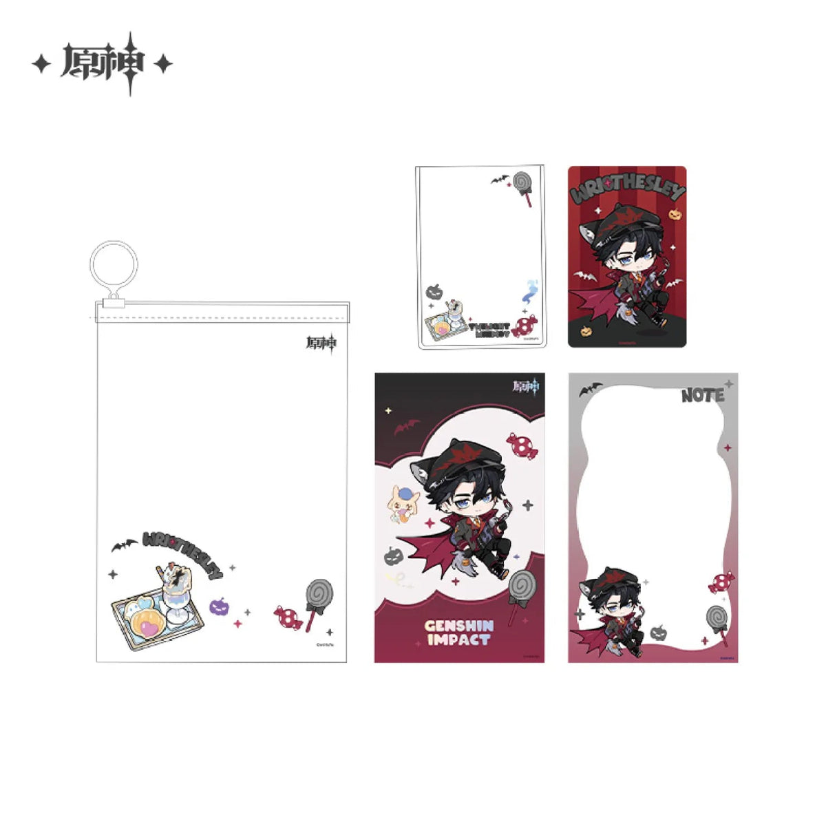Star R Whimsy Genshin Impact Twilight Whimsy Series Stationery Set