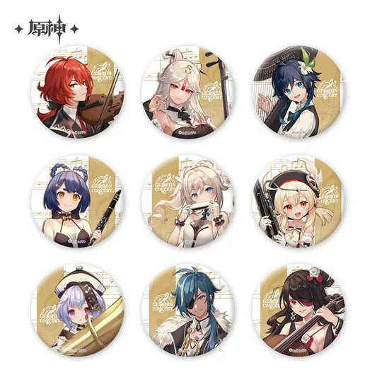 [OFFICIAL] Genshin Official Symphony Theme Badge - Teyvat Tavern - Genshin Impact & Honkai Star Rail & 3Z Merch
