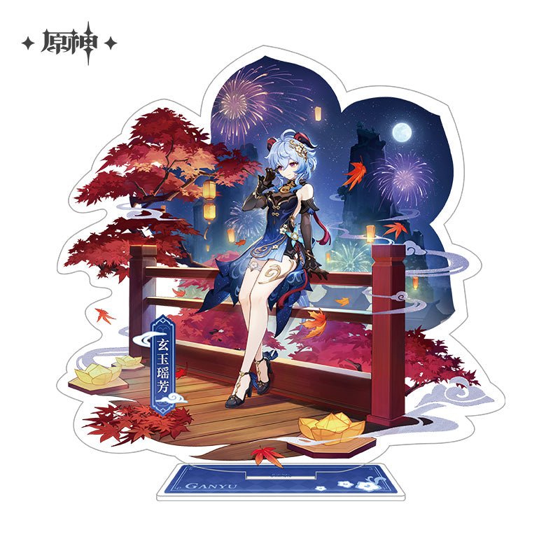 Genshin Teyvat Fashion Theme Stand Figure & Badge
