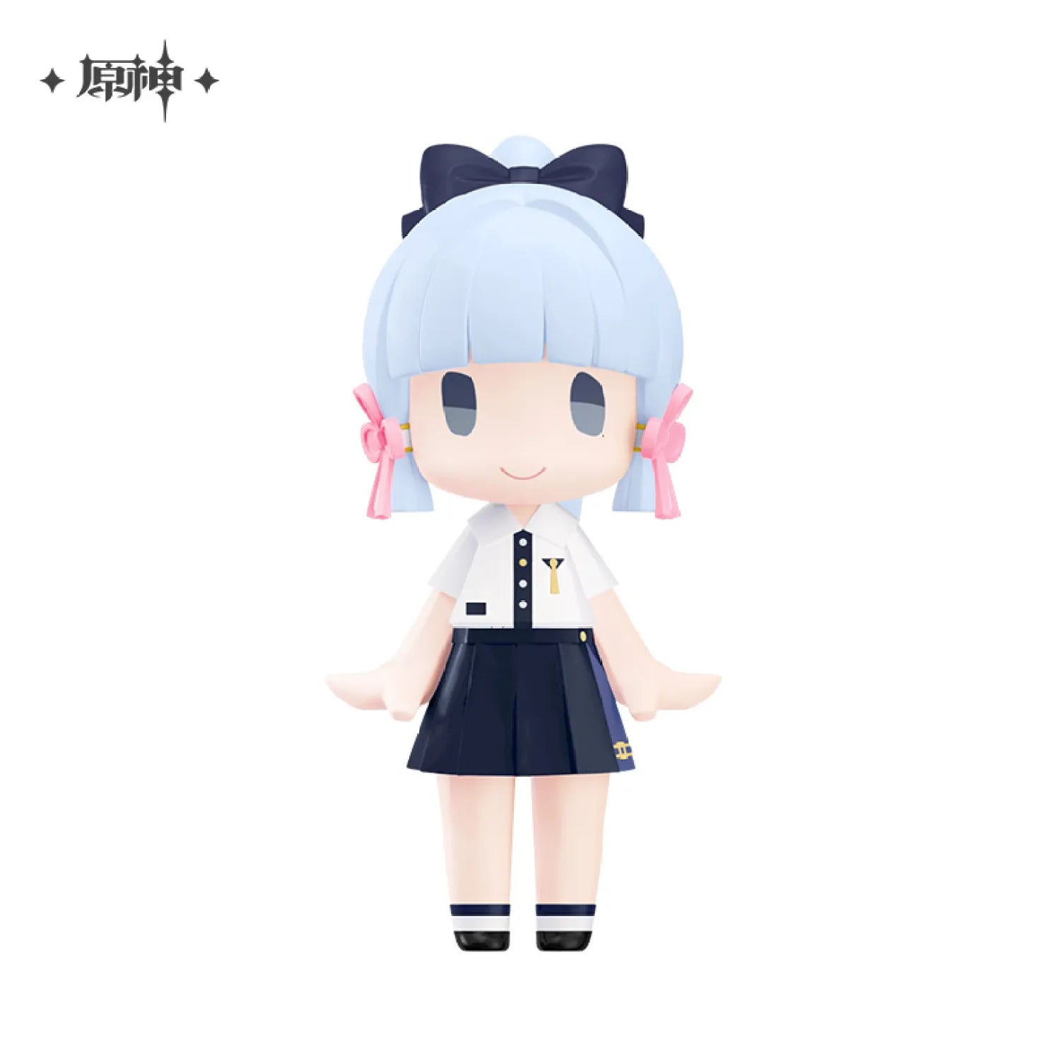 [OFFICIAL] HELLO! GOOD SMILE Series Ayaka Chibi School Style Action Figure - Teyvat Tavern - Genshin Impact & Honkai Star Rail & 3Z Merch