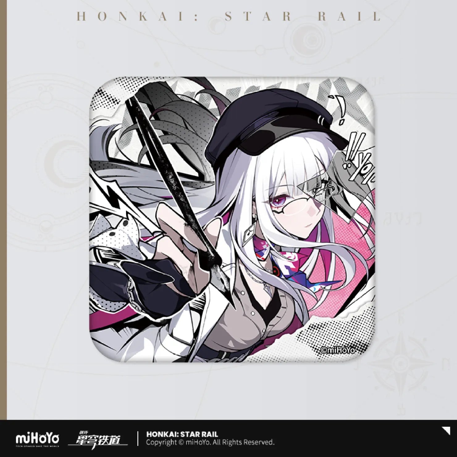 [OFFICIAL] Honkai Star Rail AHA Universe Series Tinplate Badge - Teyvat Tavern - Genshin Impact & Honkai Star Rail & 3Z Merch