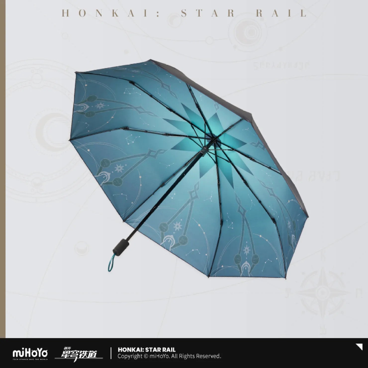 [OFFICIAL] Honkai Star Rail Anaxa Impression Series Accessories - Folding Umbrella - Teyvat Tavern - Genshin Impact & Honkai Star Rail & 3Z Merch
